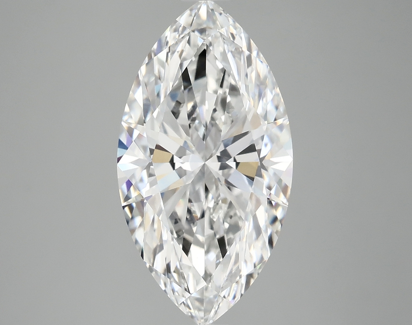 4.09ct lab-grown marquise diamond, E color, VVS2 clarity, 15.88x8.43x5.33mm