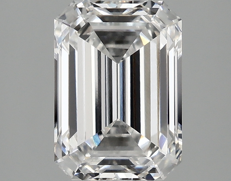 2.37ct Emerald Cut Lab-Grown Diamond, E Color, VS2 Clarity