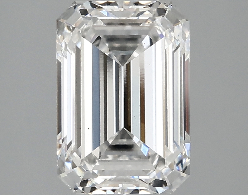 2.38ct Emerald Cut Lab-Grown Diamond, E Color, VS2 Clarity