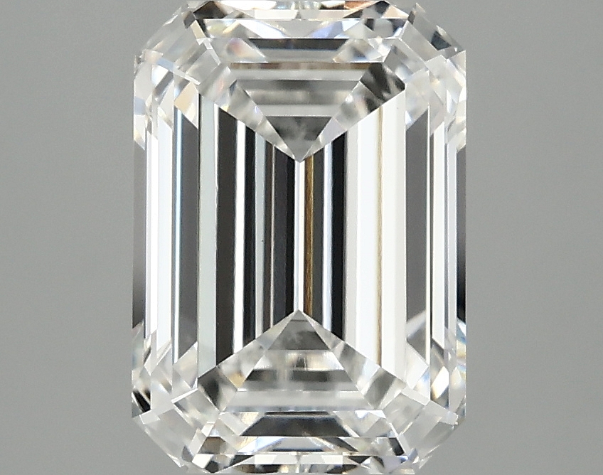 3.18ct lab-grown emerald diamond, F color, VS1 clarity, 9.96mm ID