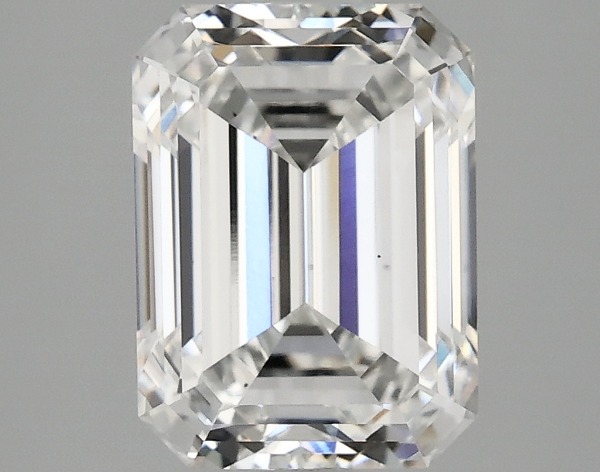 3.2ct lab-grown emerald diamond, F color, VS2 clarity, IGI certified