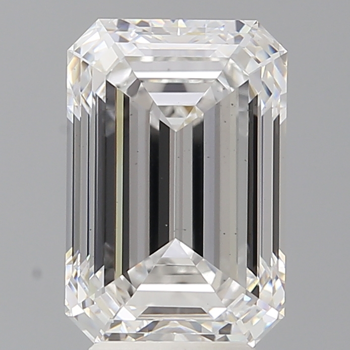 4.52ct emerald cut lab diamond, E/VS2, 11.41mm ID