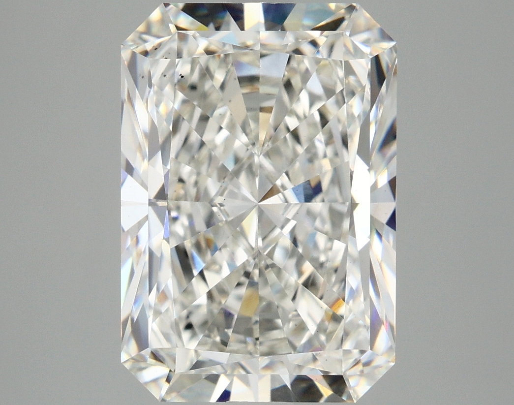 4.82ct Radiant cut lab diamond, F color, VS2 clarity, measurements: 11.95 x 8.25 x 5.59 mm