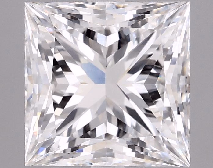 1.23ct Princess cut lab-grown diamond, F/VVS2, 5.84 x 5.70 x 4.18 mm