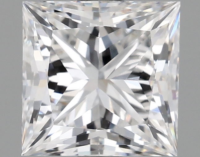 1.53ct Princess cut lab-grown diamond with E color and VVS1 clarity, IGI certified.