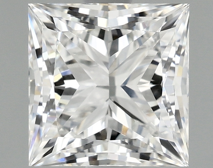 1.56ct Princess cut lab-grown diamond, E/VVS1, 6.38 x 6.27 x 4.38 mm