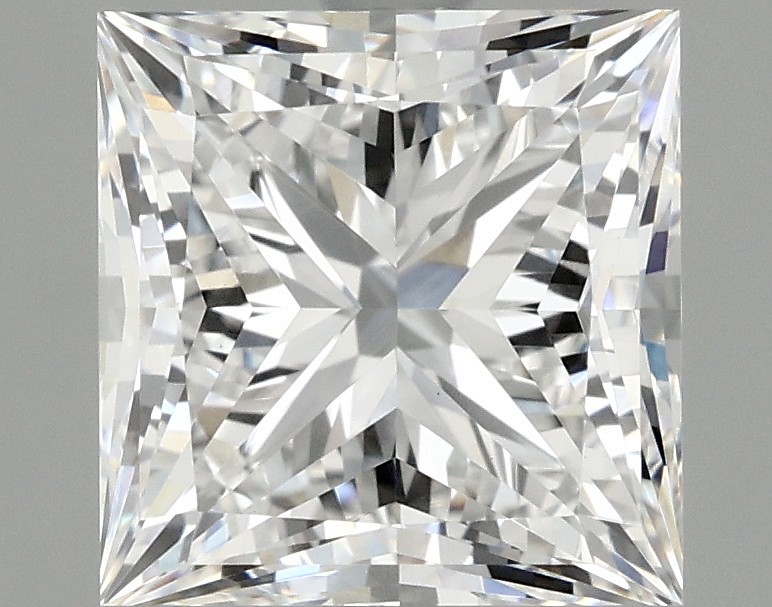 2.56ct Lab-Grown Princess Diamond, E/VS1, 7.43 X 7.28 X 5.28 mm