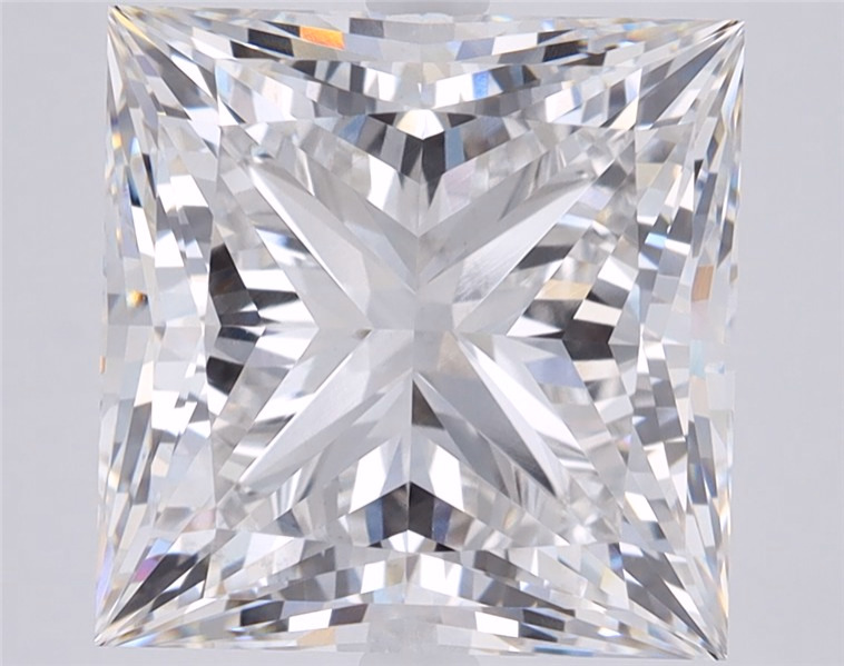 3.23ct Princess cut lab-grown diamond, D color, VS1 clarity, IGI certified
