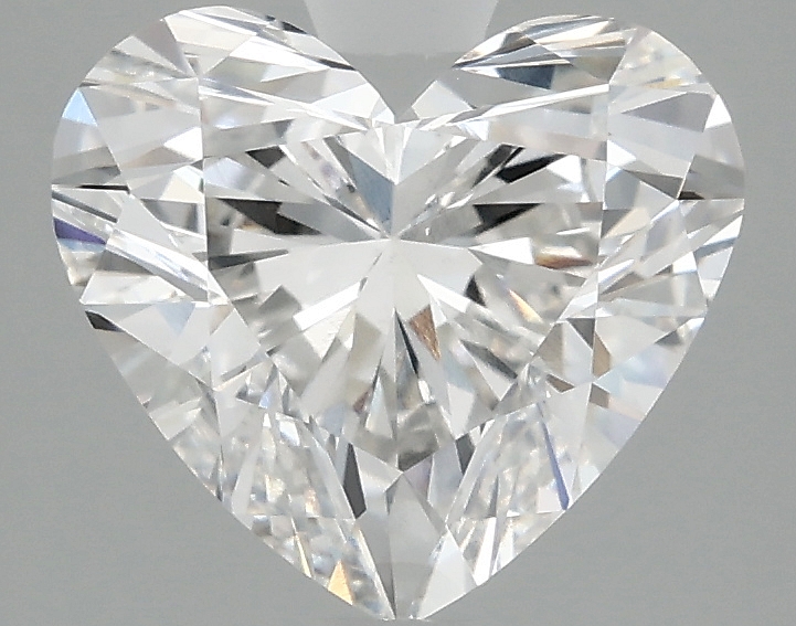 2.52ct Heart Cut Lab-Grown Diamond, F/VS1, 8.39mm x 9.40mm x 5.55mm