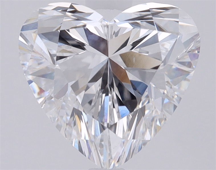 3ct Heart-Shaped Lab-Grown Diamond, D/VVS1, 8.74mm ID