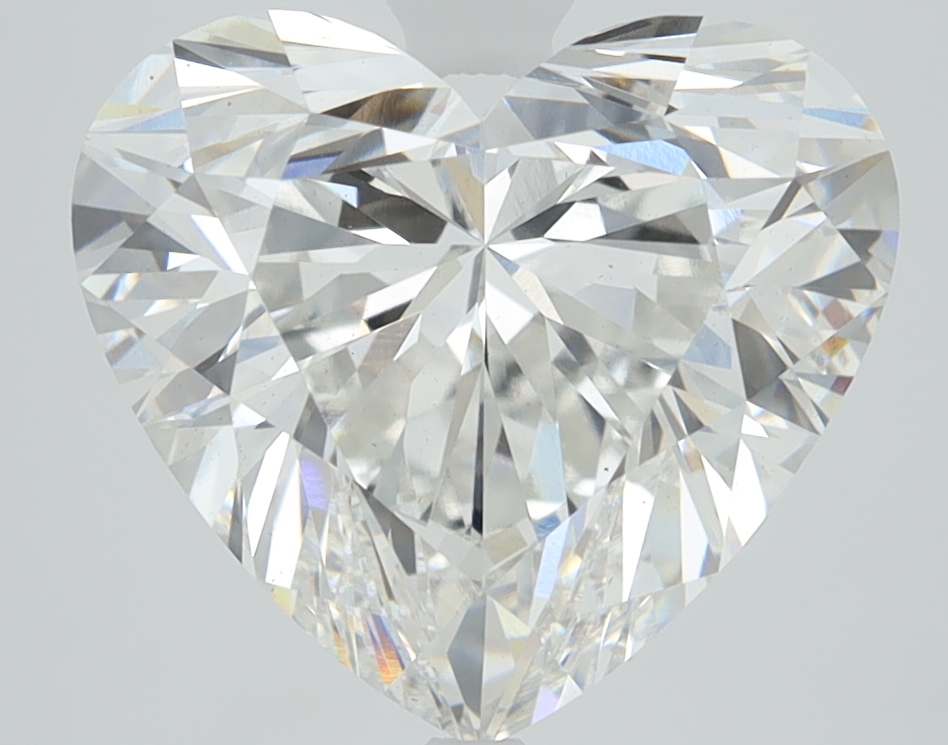 4.56ct Heart Cut Lab-Grown Diamond, F/VS1, 10.13mm x 11.42mm x 6.73mm