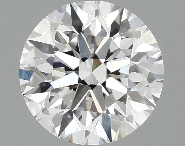 1.54ct round D/VVS2 lab-grown diamond, 7.27mm, IGI certified.