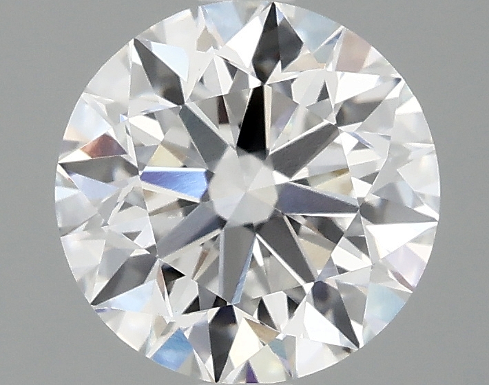 1.55ct round lab-grown diamond, D color, VVS2 clarity, IGI certified.