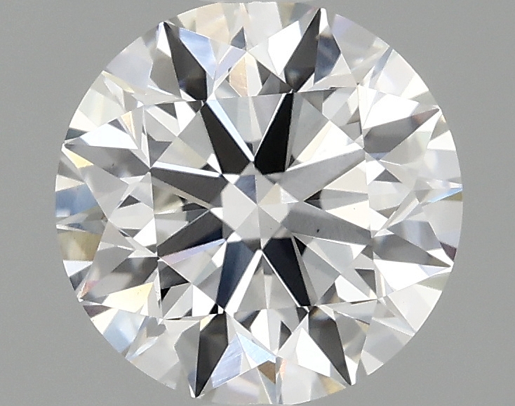 1.58ct round F/VS1 lab-grown diamond, IGI certified, 7.36mm, loose stone.