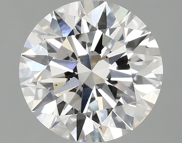 2.01ct round lab-grown diamond, F/VS1 clarity, ideal cut grade, IGI certified