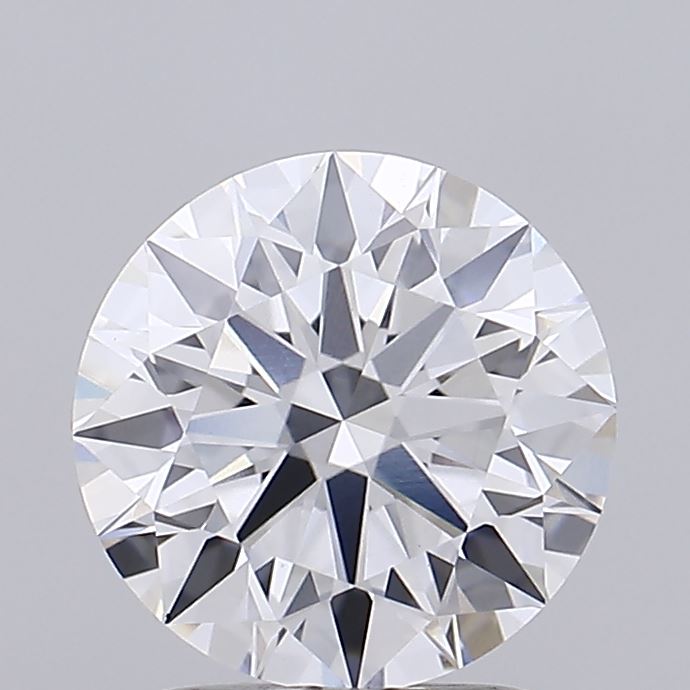2.09ct round lab-grown diamond E/VS1, 8.20mm, IGI certified.