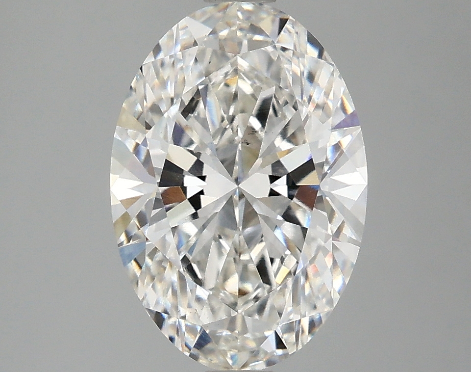 2.41ct oval lab-grown diamond, F color, VS2 clarity, 11mm ID