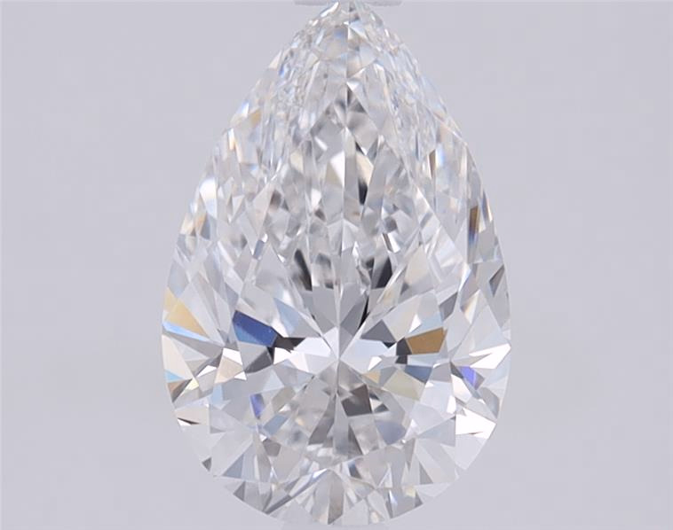 2.88ct lab-grown pear diamond, F/VS1 clarity, 12.66mm ID