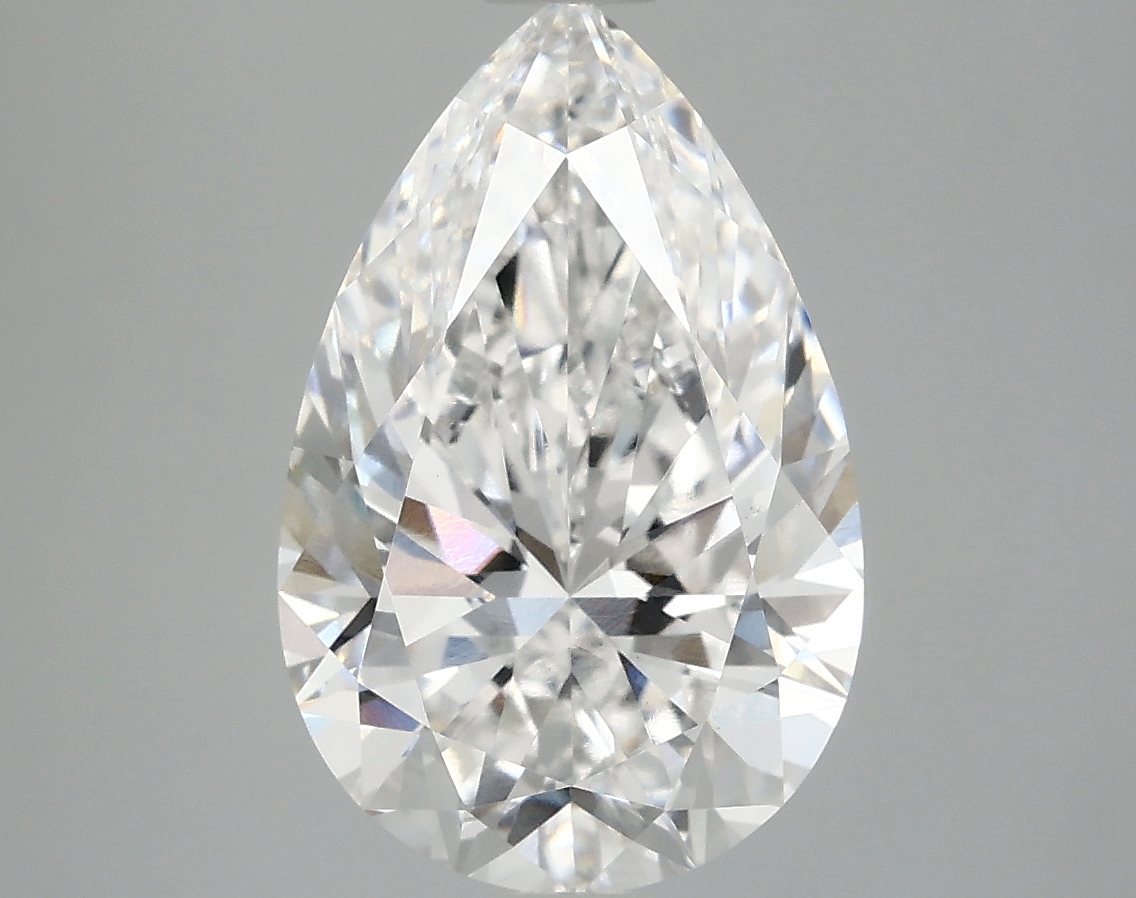 3.92ct Pear Cut Lab-Grown Diamond, E/VS1, 13.58mm ID