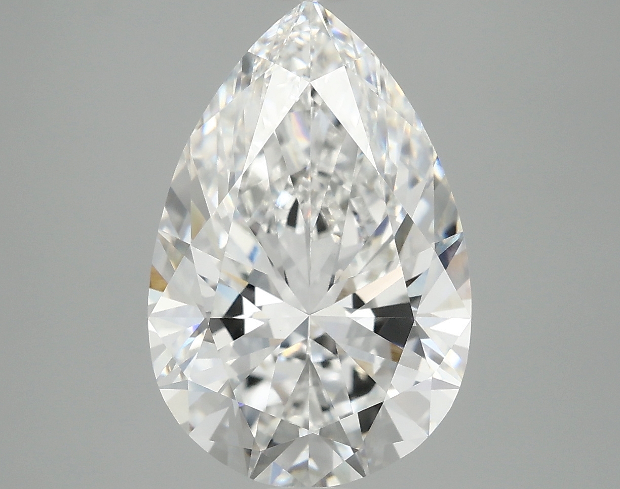 4.87ct Pear Cut Lab Diamond, D/VS1, 14.51mm ID