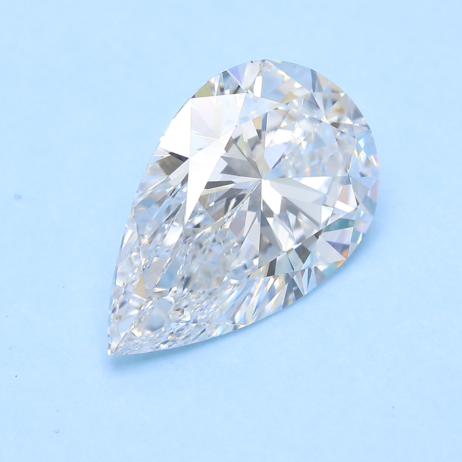 Exact supplier image of 7.05ct Pear lab-grown diamond