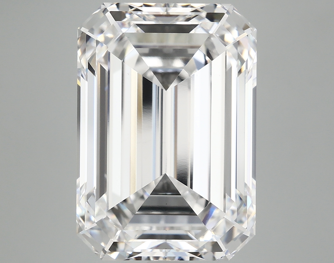 10.73ct lab-grown emerald diamond, E color, VS1 clarity, 14.89 x 10.35 x 6.93 mm measurements