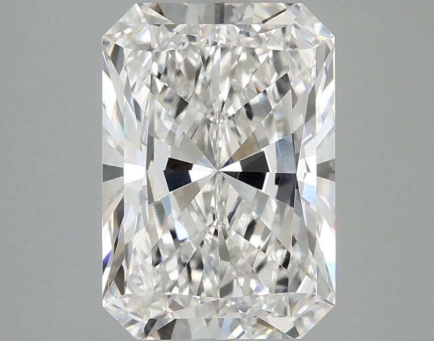 3.06ct Radiant cut lab diamond, F color, VVS1 clarity, IGI certified
