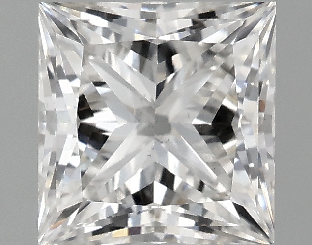 1.27ct lab-grown princess diamond, F/VS2, 5.95mm ID