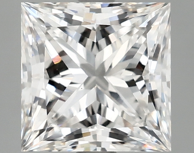 2.58ct Princess cut lab-grown diamond with F color and VS1 clarity, certified by IGI report LG794695680.