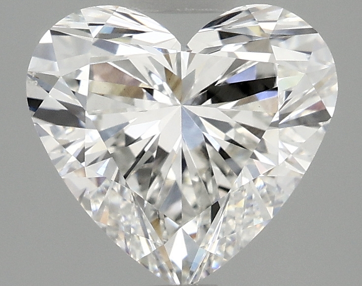 2.52ct Heart Cut Lab-Grown Diamond, F/VS2, 8.66mm ID