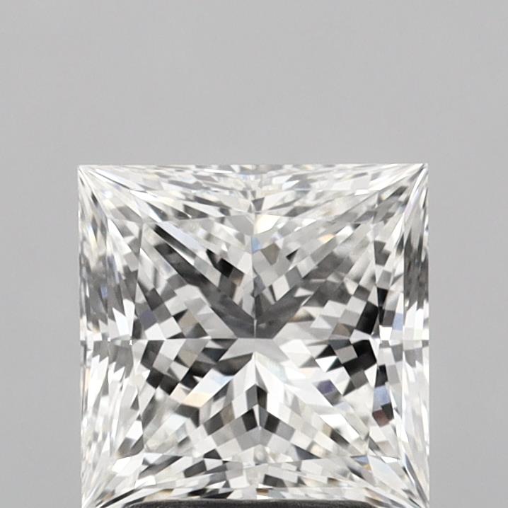 2.53ct Princess cut lab-grown diamond, F/VVS2, 7.55mm x 7.48mm x 5.38mm