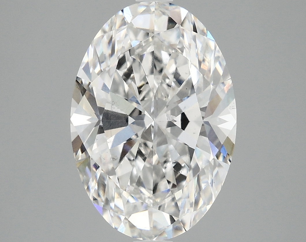 3.87ct Oval Lab-Grown Diamond, E/VS2, 12.52mm ID