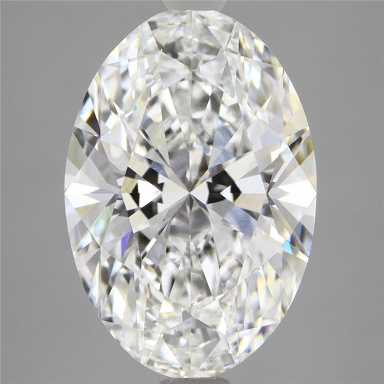 4.6ct Oval Lab-Grown Diamond, D Color, VVS2 Clarity, 13.56mm ID