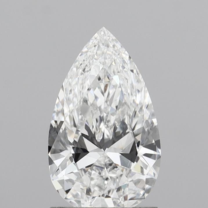 1.36ct Pear Cut Lab-Grown Diamond, D Color, VVS1 Clarity