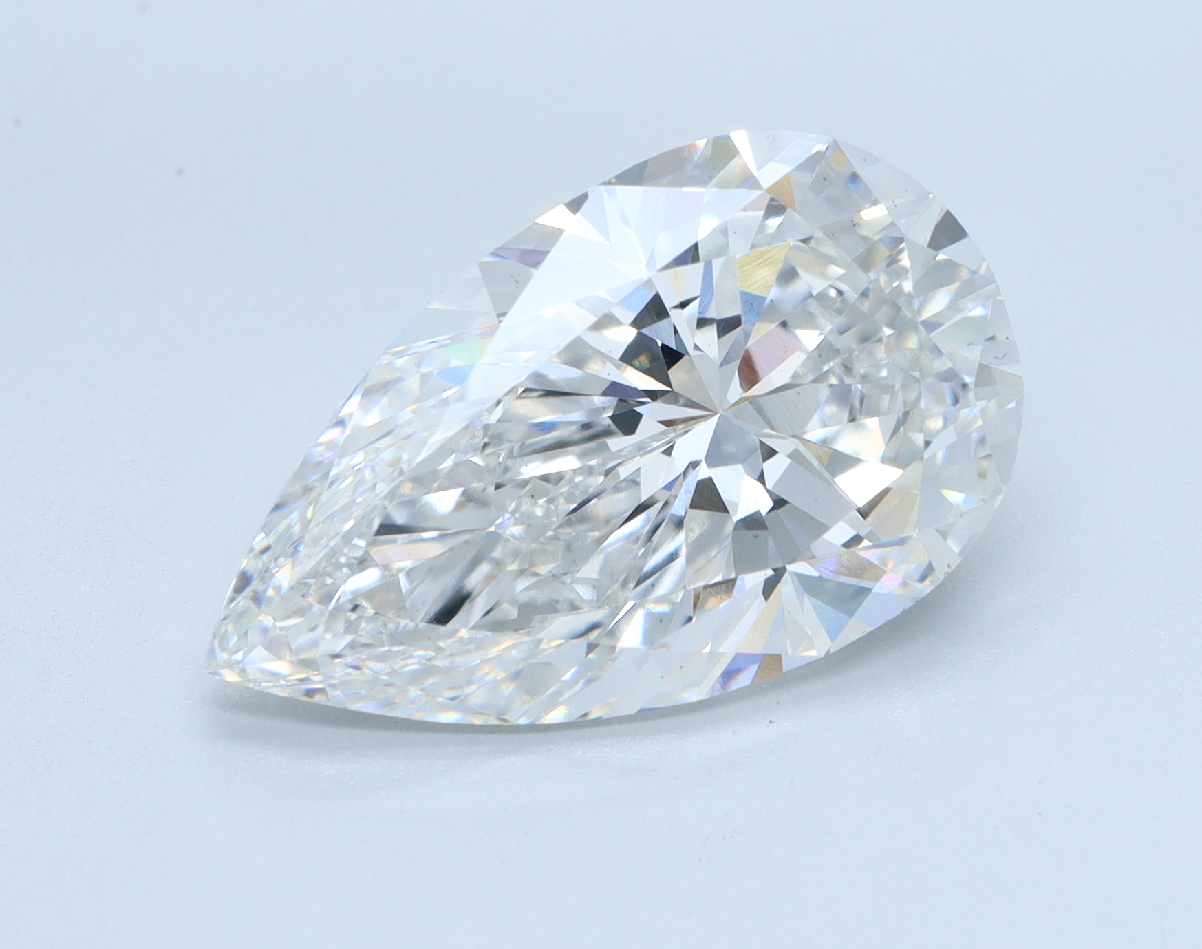5.51ct Pear Cut Lab-Grown Diamond, F/VS2, 15.94mm x 9.47mm x 6.08mm