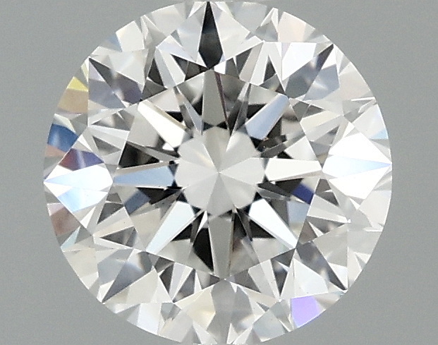 1.55ct round D/VVS2 lab-grown diamond, 7.31mm, IGI certified.