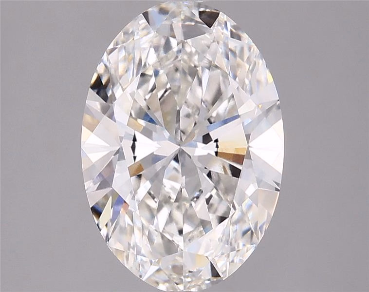 1.58ct oval lab-grown diamond, E color, VVS1 clarity, 9.36mm ID