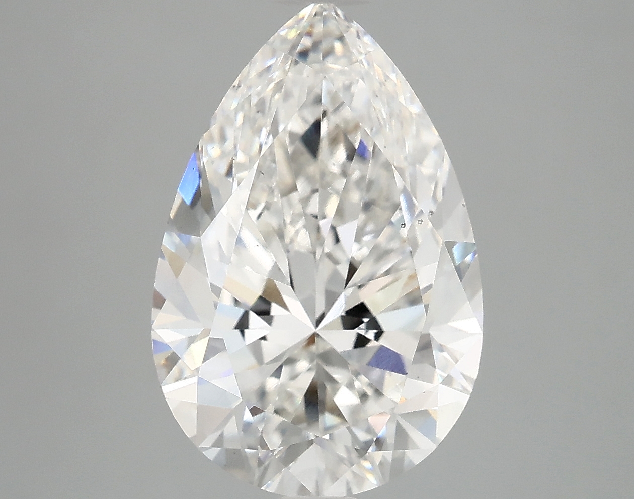 4.49ct Pear Cut Lab-Grown Diamond, F/VS2, 13.89mm ID
