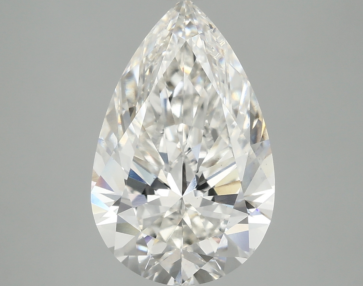 4.51ct Pear Cut Lab Grown Diamond, F/VS2, 14.41mm ID