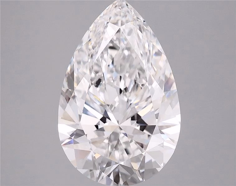 4.59ct Pear Cut Lab-Grown Diamond, E/VS1, 14mm ID