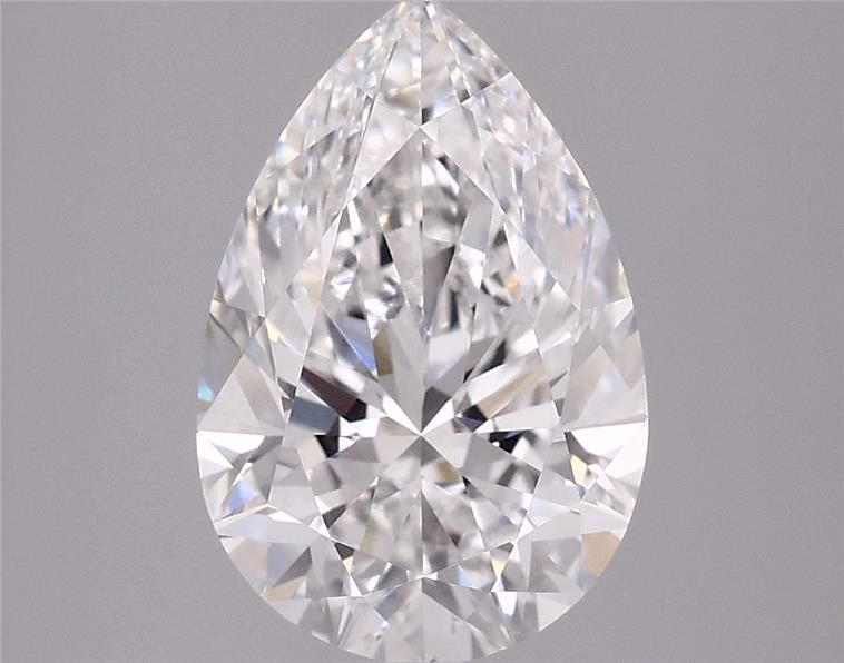 5.97ct Pear Cut Lab-Grown Diamond, F/VVS2, 16.08mm