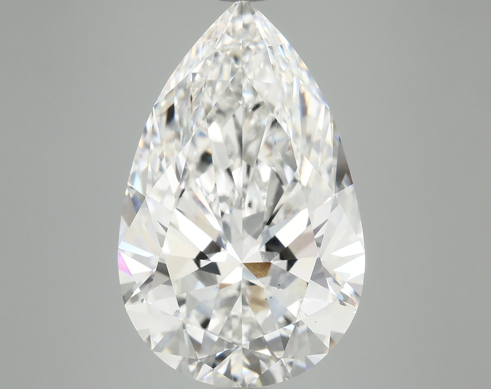 9.1ct Pear Cut Lab-Grown Diamond, E/VS2, 18.53mm ID