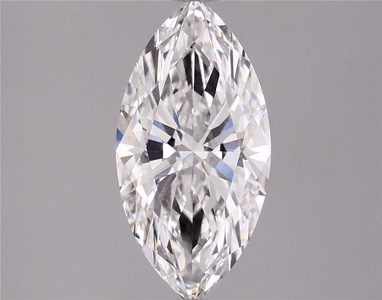 1.63ct lab-grown marquise diamond, E color, VVS2 clarity, IGI certified
