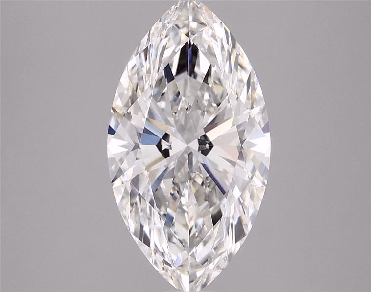 1.63ct lab-grown marquise diamond, F color, VVS2 clarity, 12.22 x 5.99 x 3.89 mm measurements