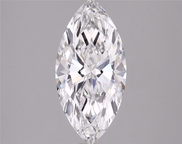 1.78ct lab-grown marquise diamond, F color, VVS2 clarity, IGI certified