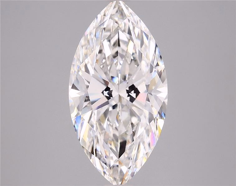 Lab-grown 2.76ct marquise diamond, F color, VS1 clarity, 14.69 x 7.28 x 4.50 mm measurements
