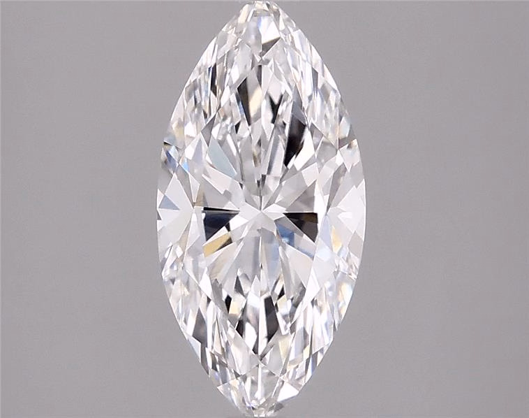 3.66ct lab-grown marquise diamond, F color, VVS2 clarity, IGI certified