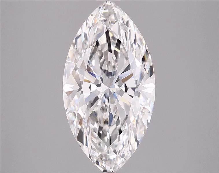 Lab-grown 3.68ct Marquise diamond, F/VVS2, 16.00 X 8.10 X 5.02 mm
