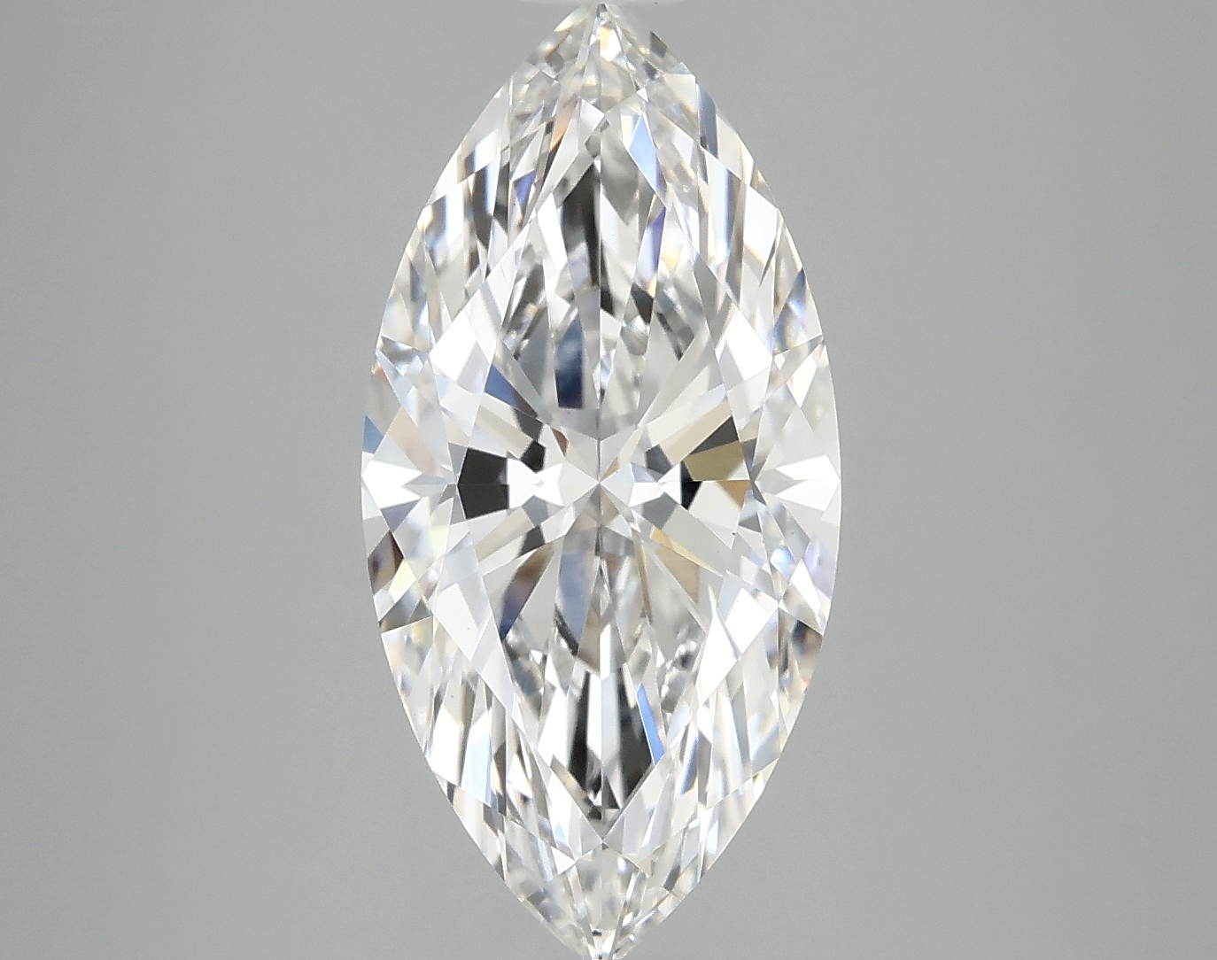 Lab-grown 3.88ct marquise diamond, E/VS2, IGI certified, 16.46x8.06mm