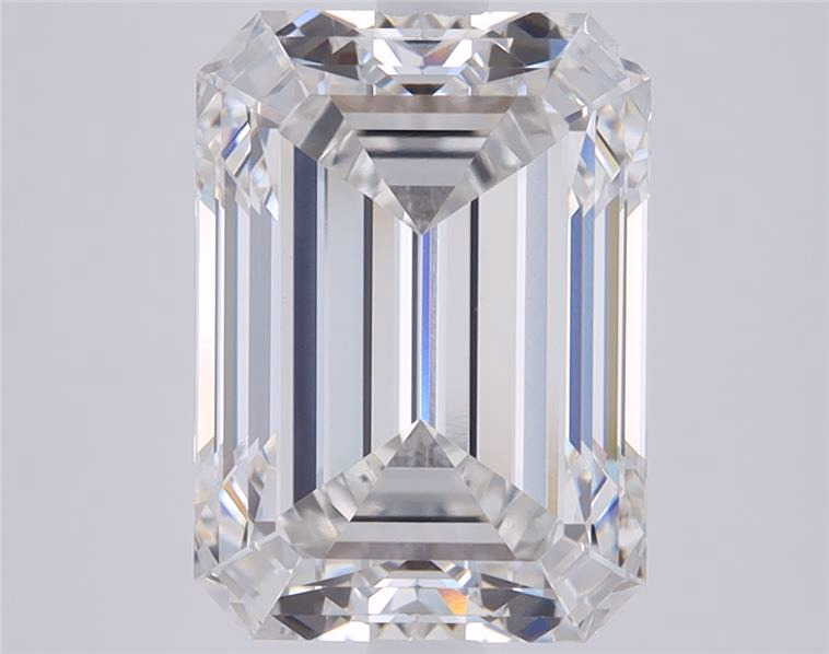 1.54ct lab-grown emerald diamond, F color, VVS2 clarity, IGI certified